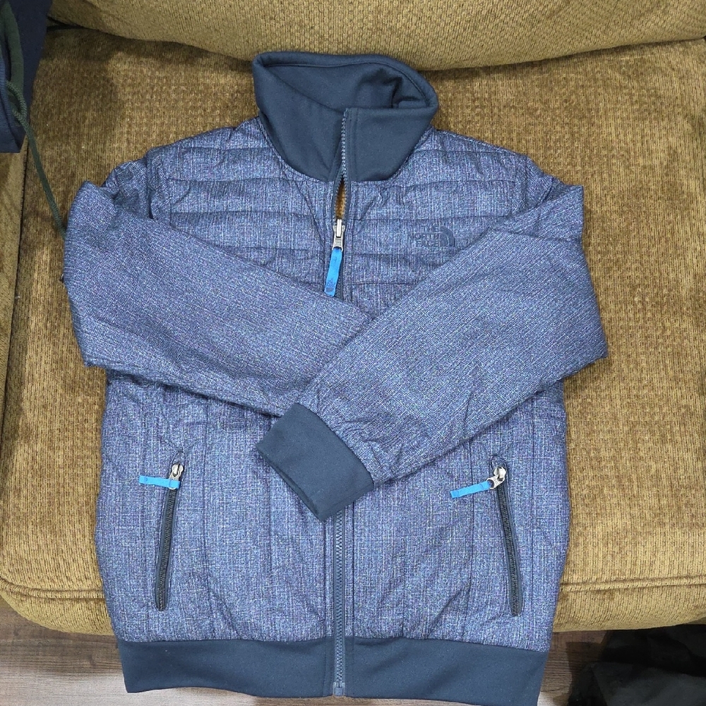 The North Face Kids Puffer Jacket - Beige and Blue